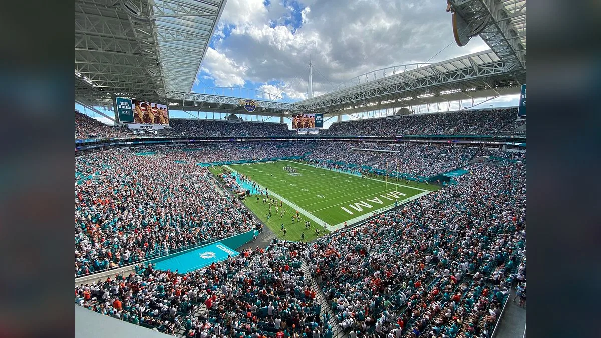 Hard Rock Stadium, em Miami, uma das sedes da Copa do Mundo de 2026