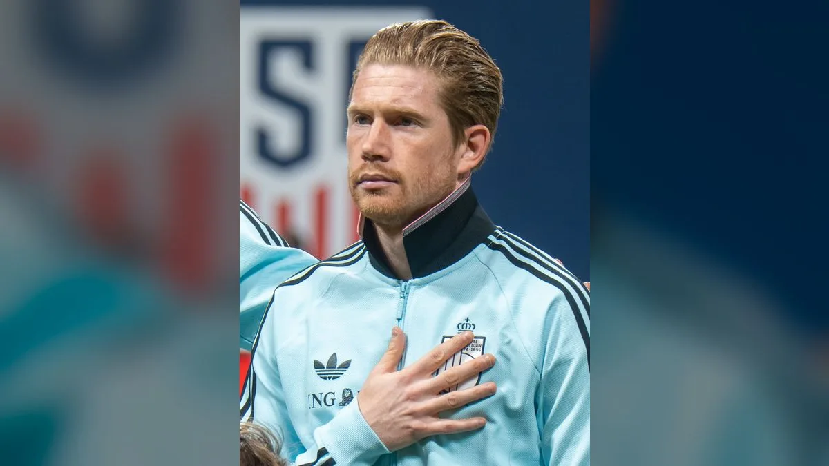 Kevin De Bruyne com a camisa da seleção da Bélgica na Copa do Mundo 2026