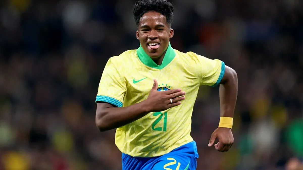 Jogador da seleção brasileira em campo na Copa do Mundo 2026