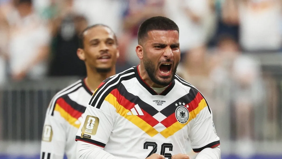 Deniz Undav comemora o gol da vitória pela seleção alemã na Copa 2026