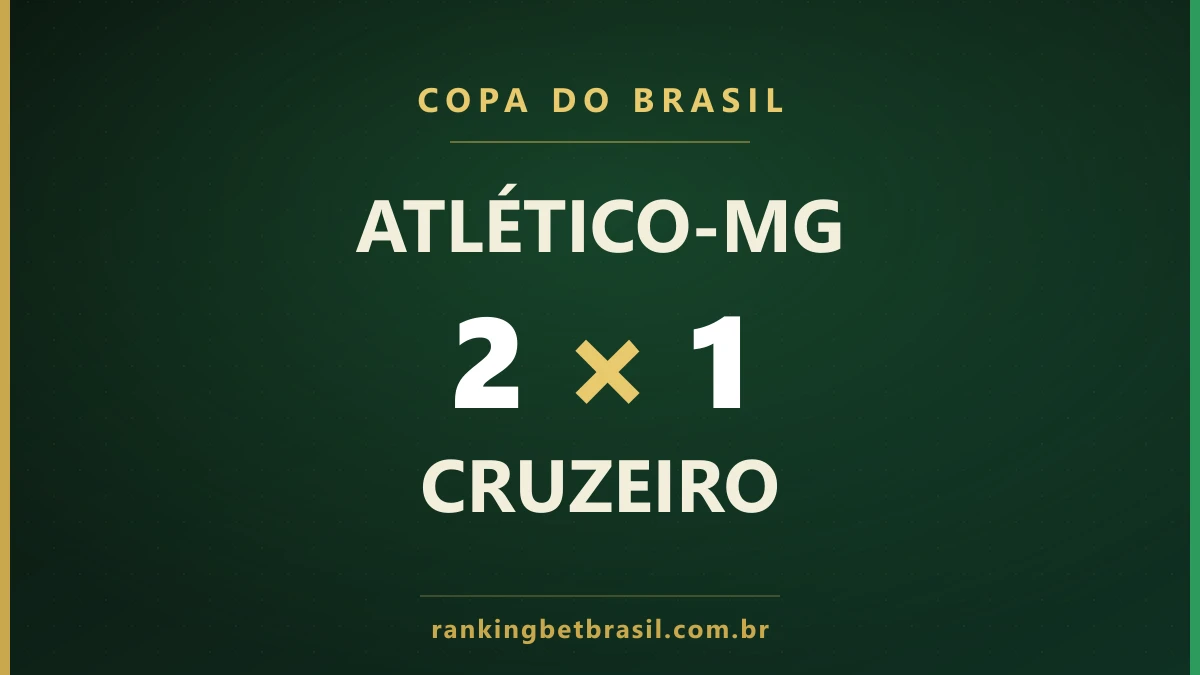 Fred comemora gol decisivo pelo Atlético-MG na Arena MRV — Copa do Brasil 2026