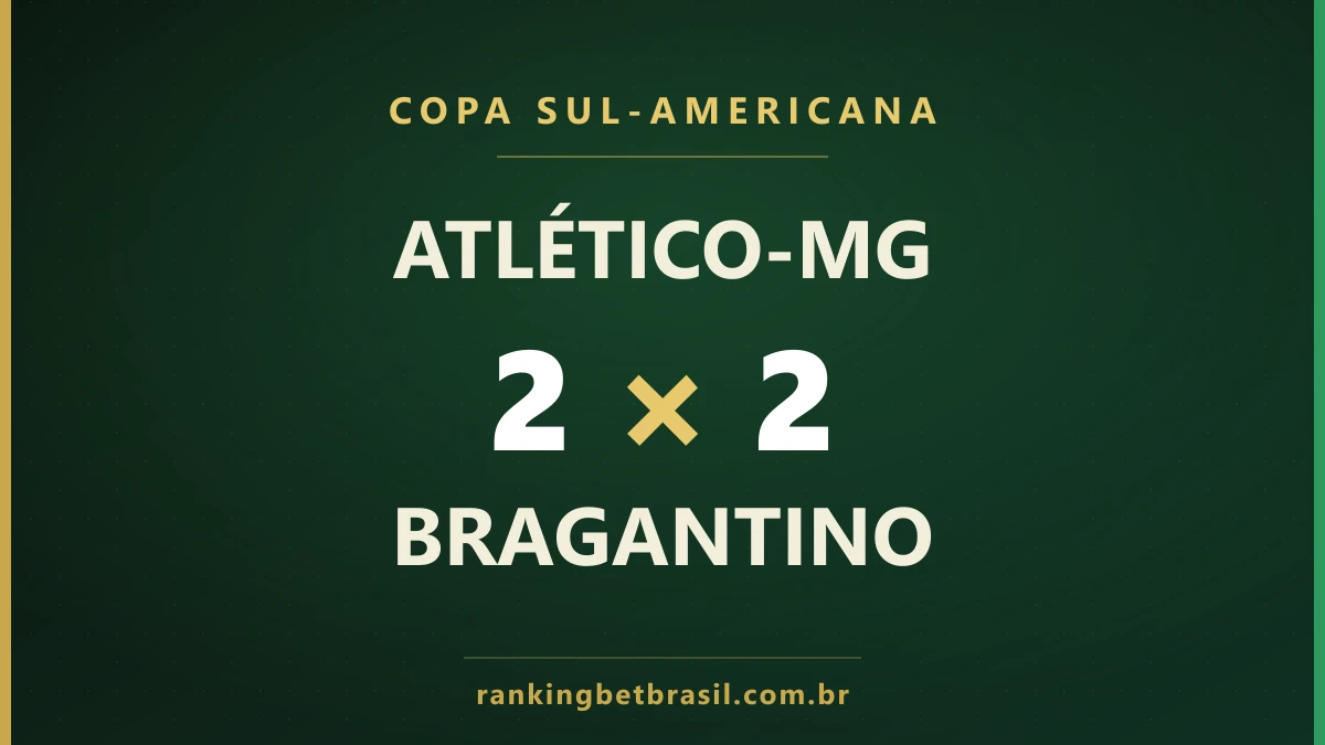 Tomás Cuello comemora gol decisivo nos acréscimos pelo Atlético-MG na Copa Sul-Americana 2026