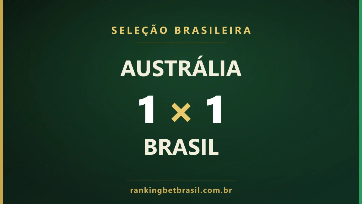 Rayan comemora gol da Seleção Brasileira no amistoso contra a Austrália em Townsville — Data FIFA Setembro 2026