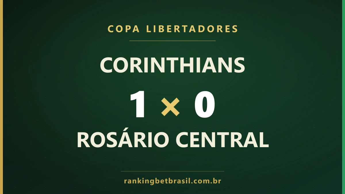 Breno Bidon comemora gol pela Copa Libertadores 2026 — Corinthians avança às quartas de final