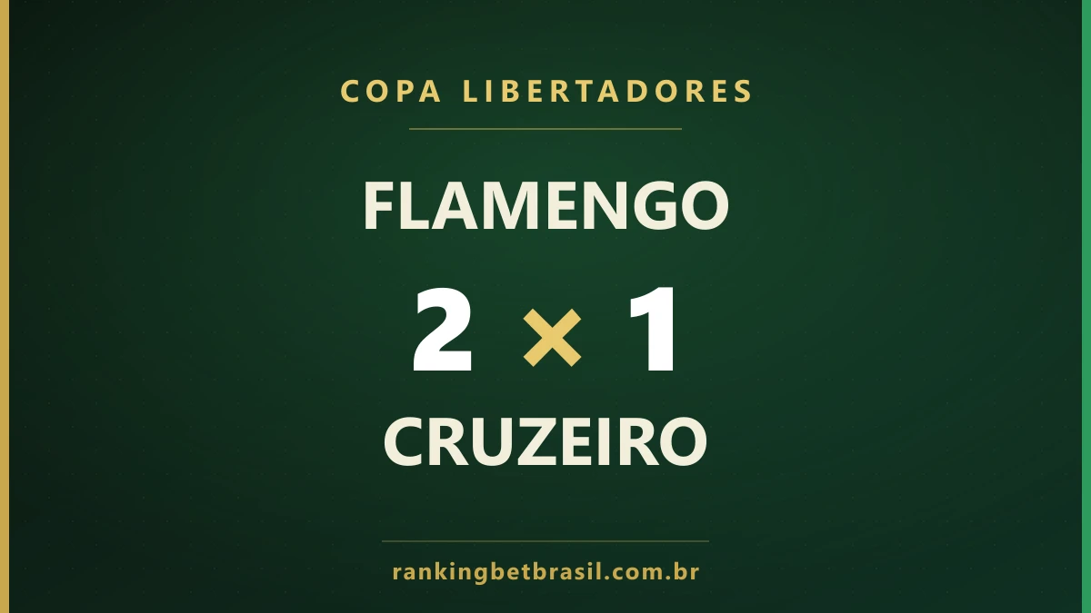 Samuel Lino comemora gol decisivo pelo Flamengo na Copa Libertadores 2026