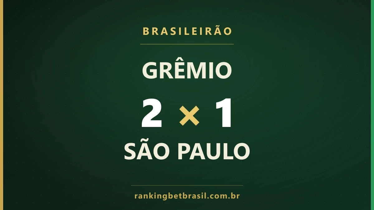 Jogador do Grêmio comemorando gol de falta na Arena do Grêmio — Brasileirão Série A 2026