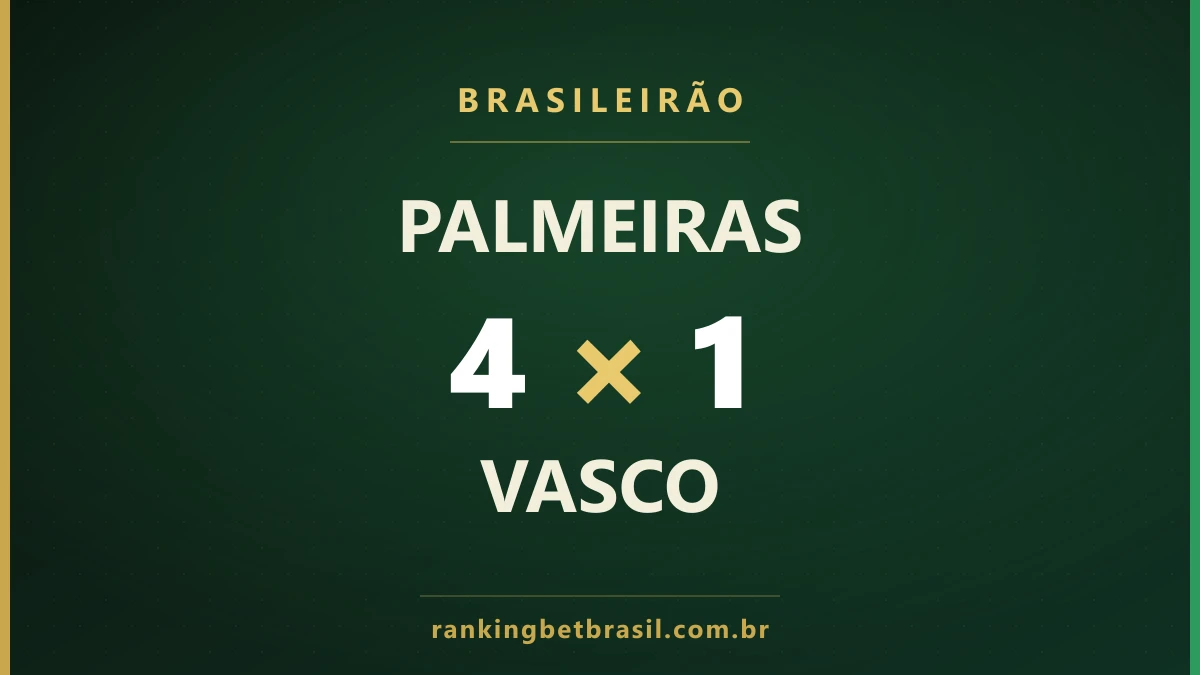 Flaco López e Vitor Roque comemoram gol do Palmeiras contra o Vasco no Nubank Parque pela 24ª rodada do Brasileirão 2026